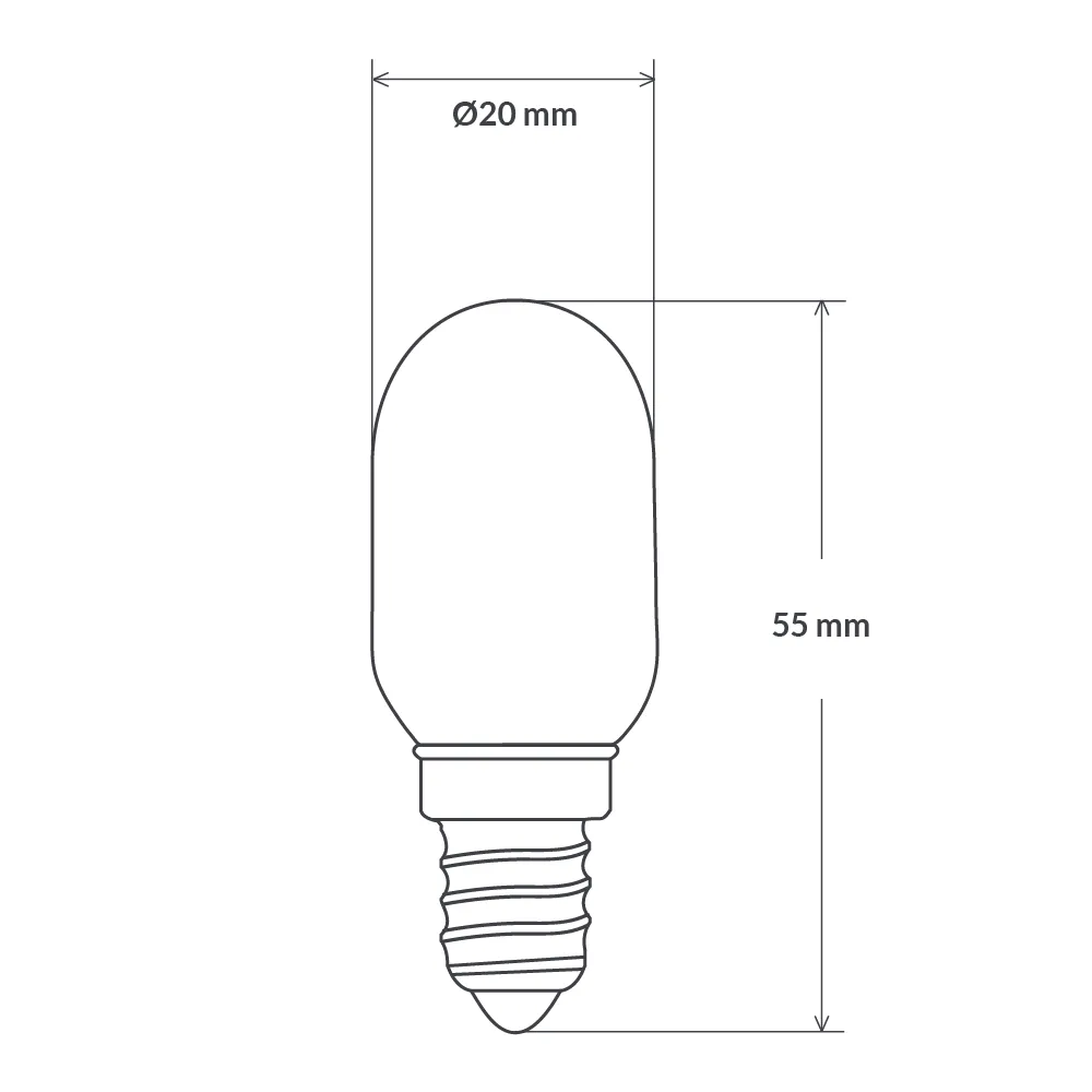 2W Pilot LED Light Bulb E14 in Natural White