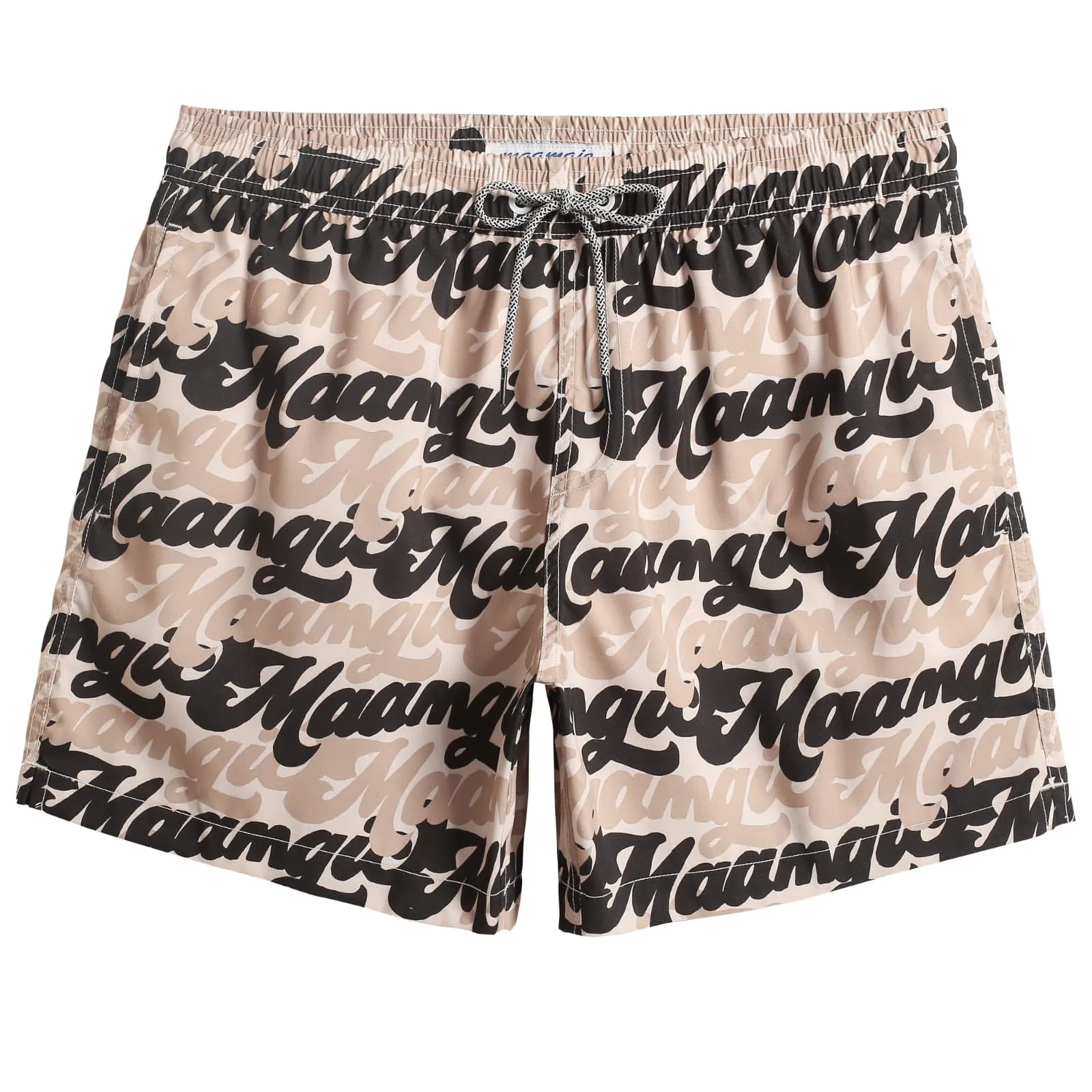 5.5 Inch Inseam Coffee Maamgic Swim Trunks