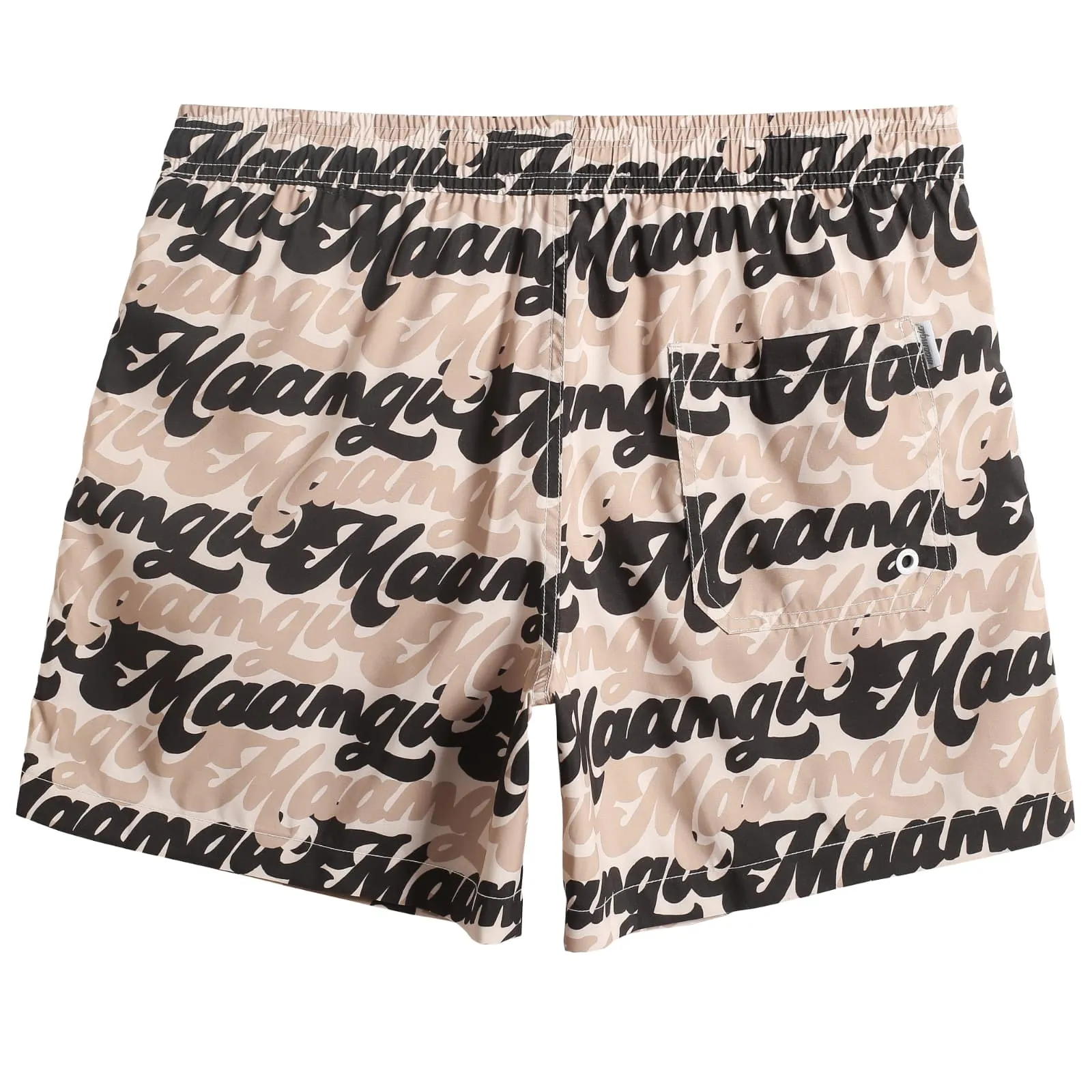 5.5 Inch Inseam Coffee Maamgic Swim Trunks