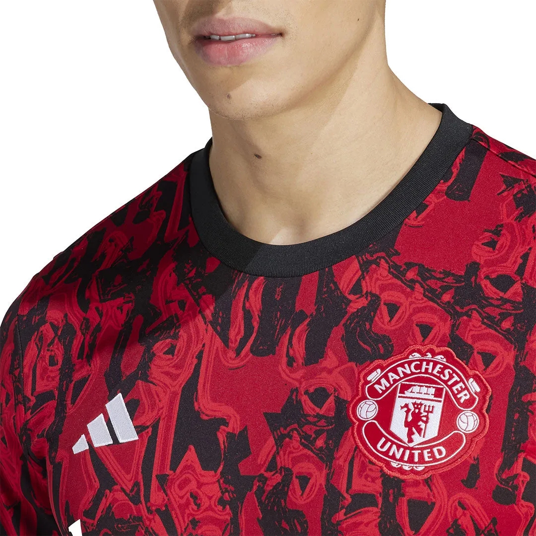 adidas - Men's Manchester United Pre-Match Jersey (IA7242)