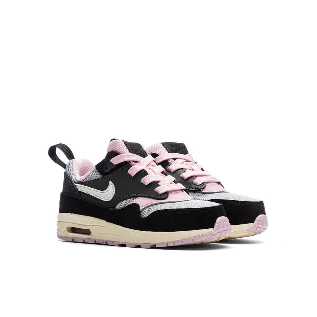 Air Max 1 EZ 'Pink Foam' (TD) - Black/Summit White/Anthracite