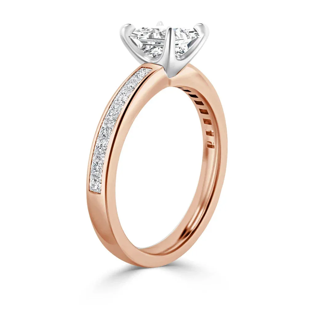 Amelia - 18ct Rose Gold - Princess