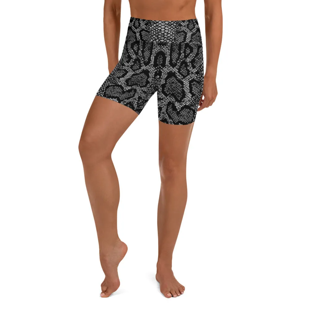 Anaconda High Waist Yoga Shorts