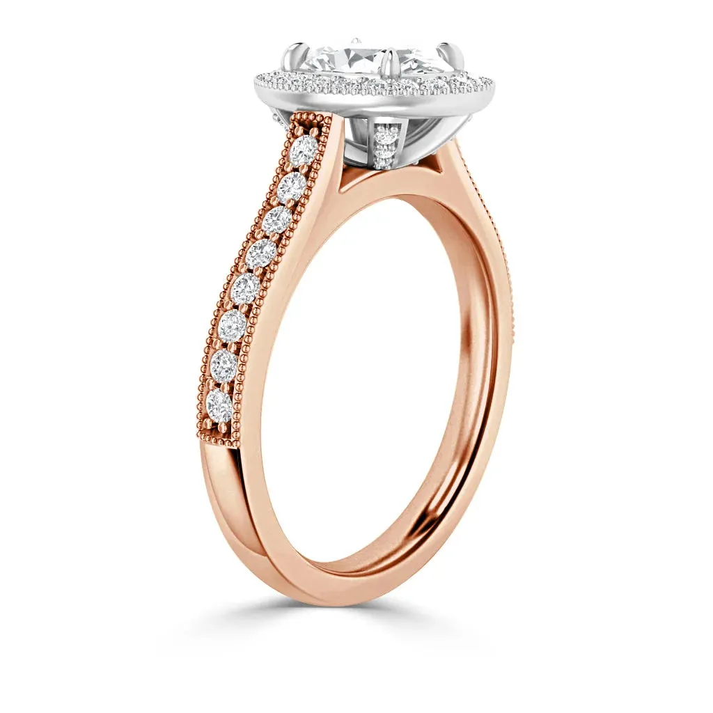 Angelica - 18ct Rose Gold - Oval