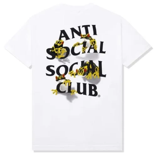 Anti Social Social Club Yellow Banded Tee (White)