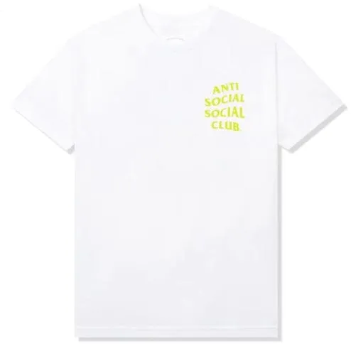 Anti Social Social Club Yellow Banded Tee (White)