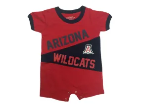 Arizona Wildcats Colosseum Infant Boy's Red & Navy Romper & Bib Set (6-12M)