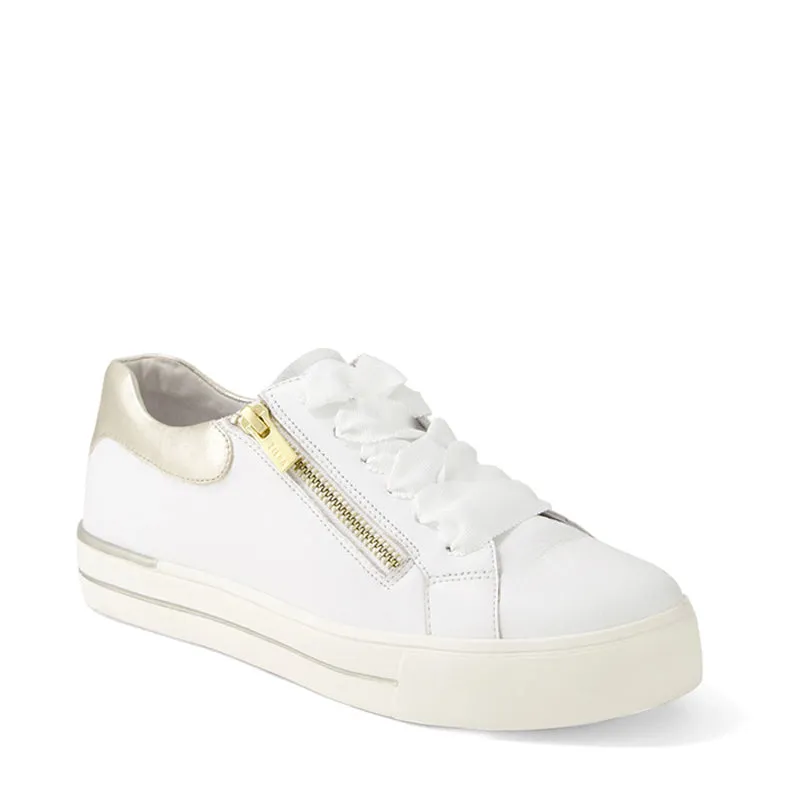 ATAMI W - WHITE-PALE GOLD LEATHER