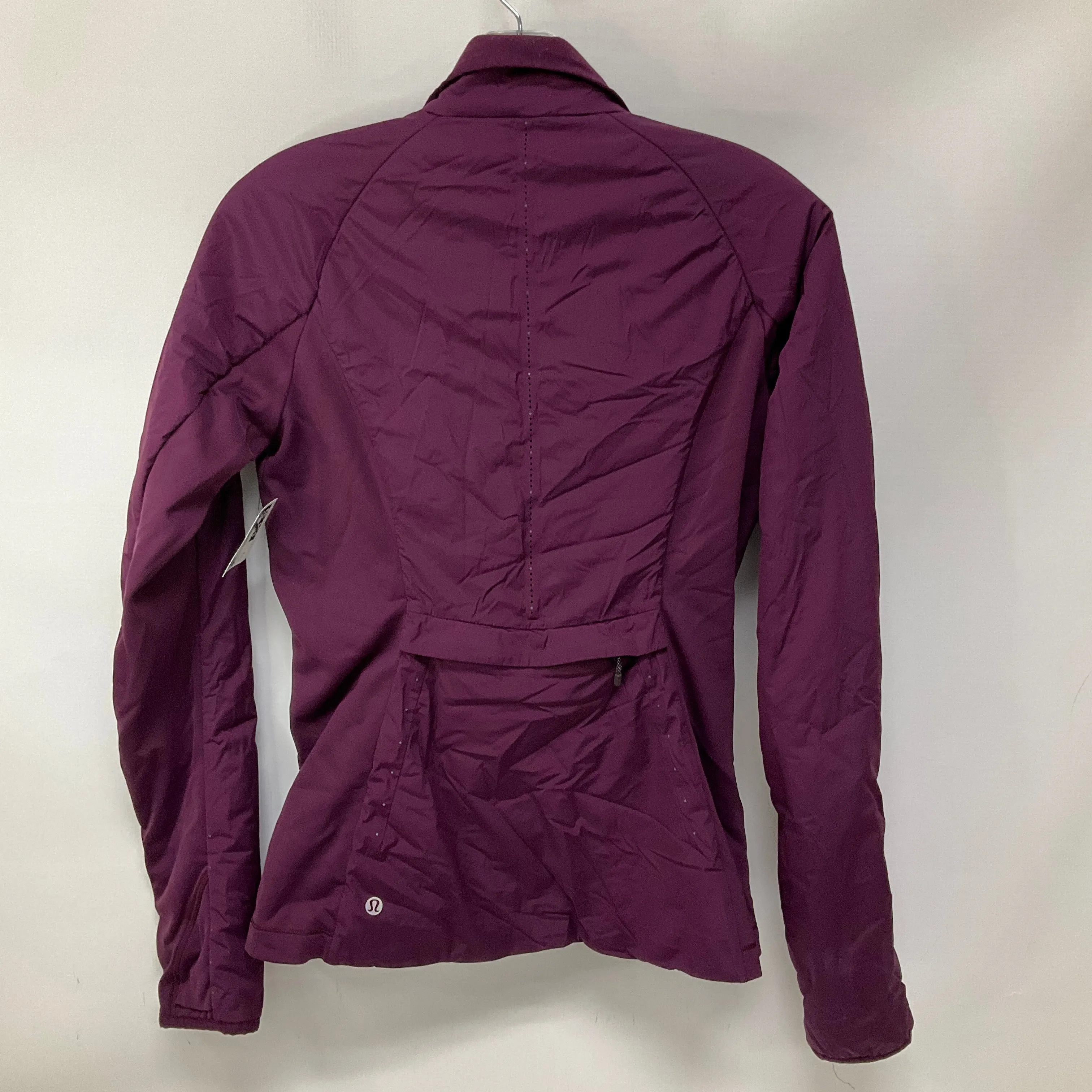 Athletic Jacket By Lululemon In Purple, Size: 6