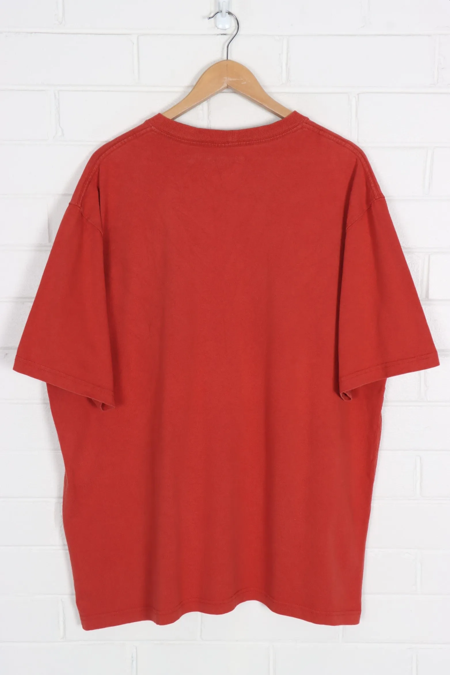 CARHARTT Red 'Original Fit' Classic Badge Pocket Tee (XXL)