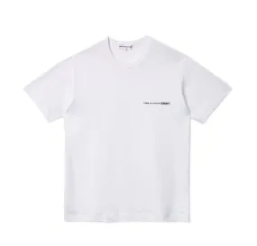 COMME des GARÇONS SHIRT Logo Short Sleeve - White