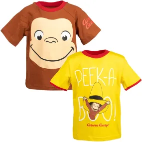 Curious George 2 Pack Graphic T-Shirts