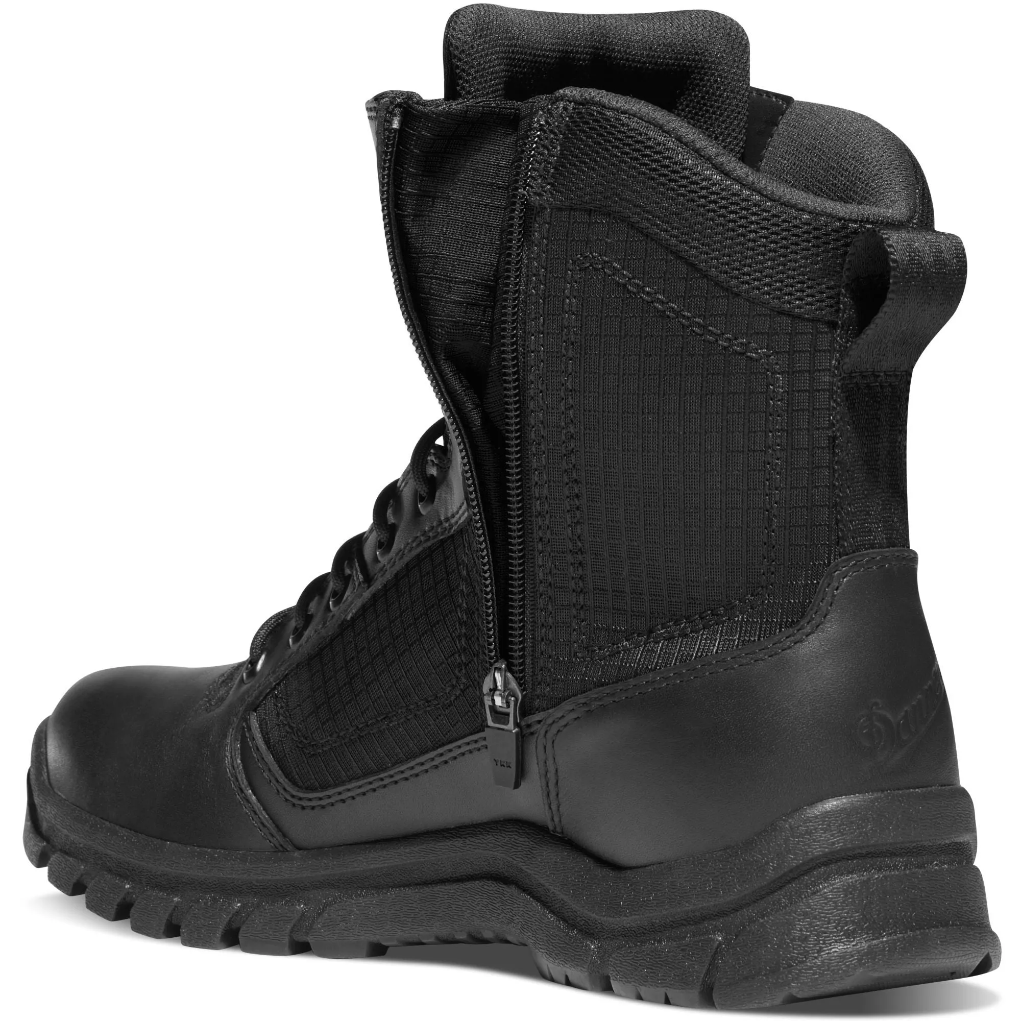 Danner Men's Lookout 8" Side Zip Waterproof Duty Boot - Black - 23824