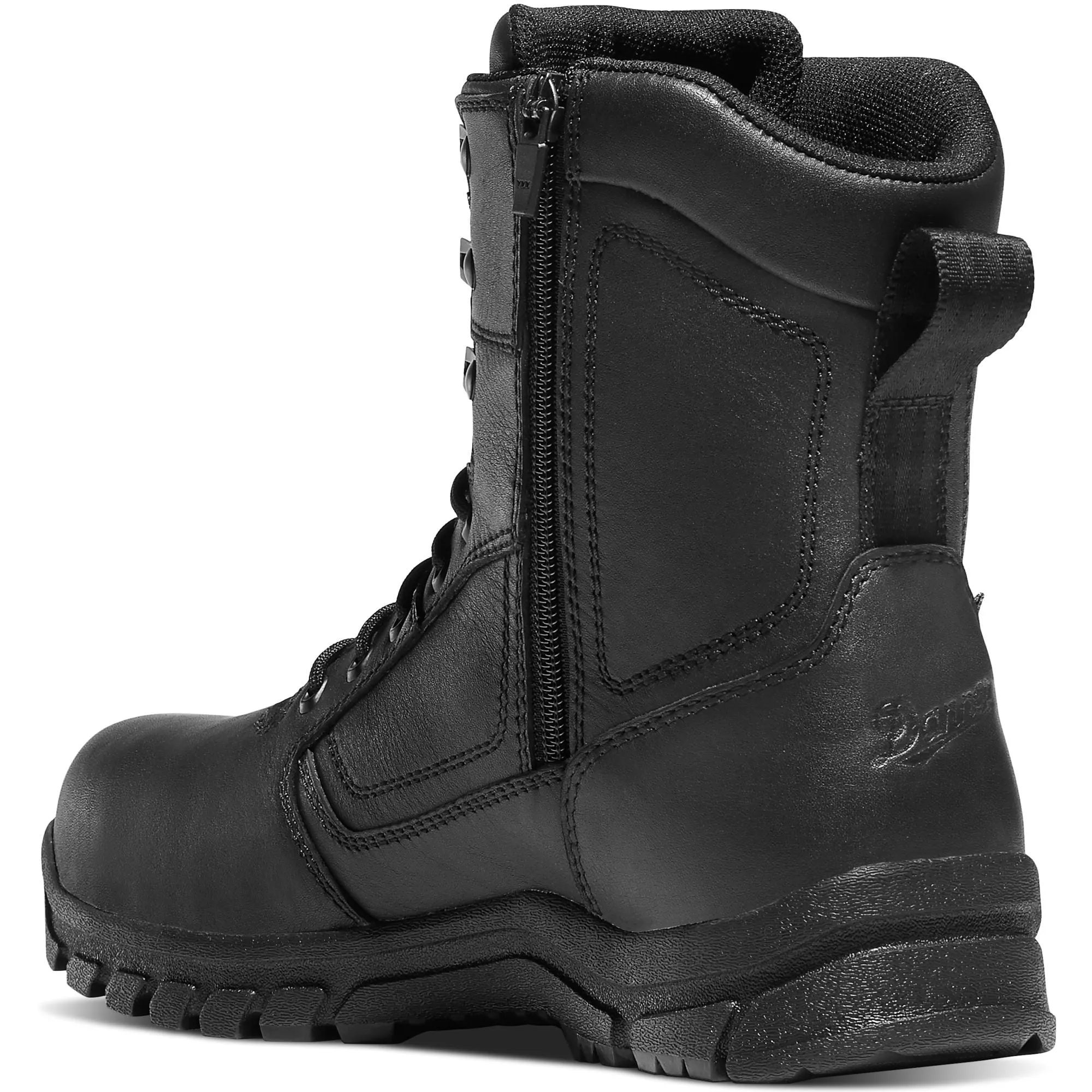 Danner Men's Lookout EMS 8" Side Zip Comp Toe WP Duty Boot Black 23826