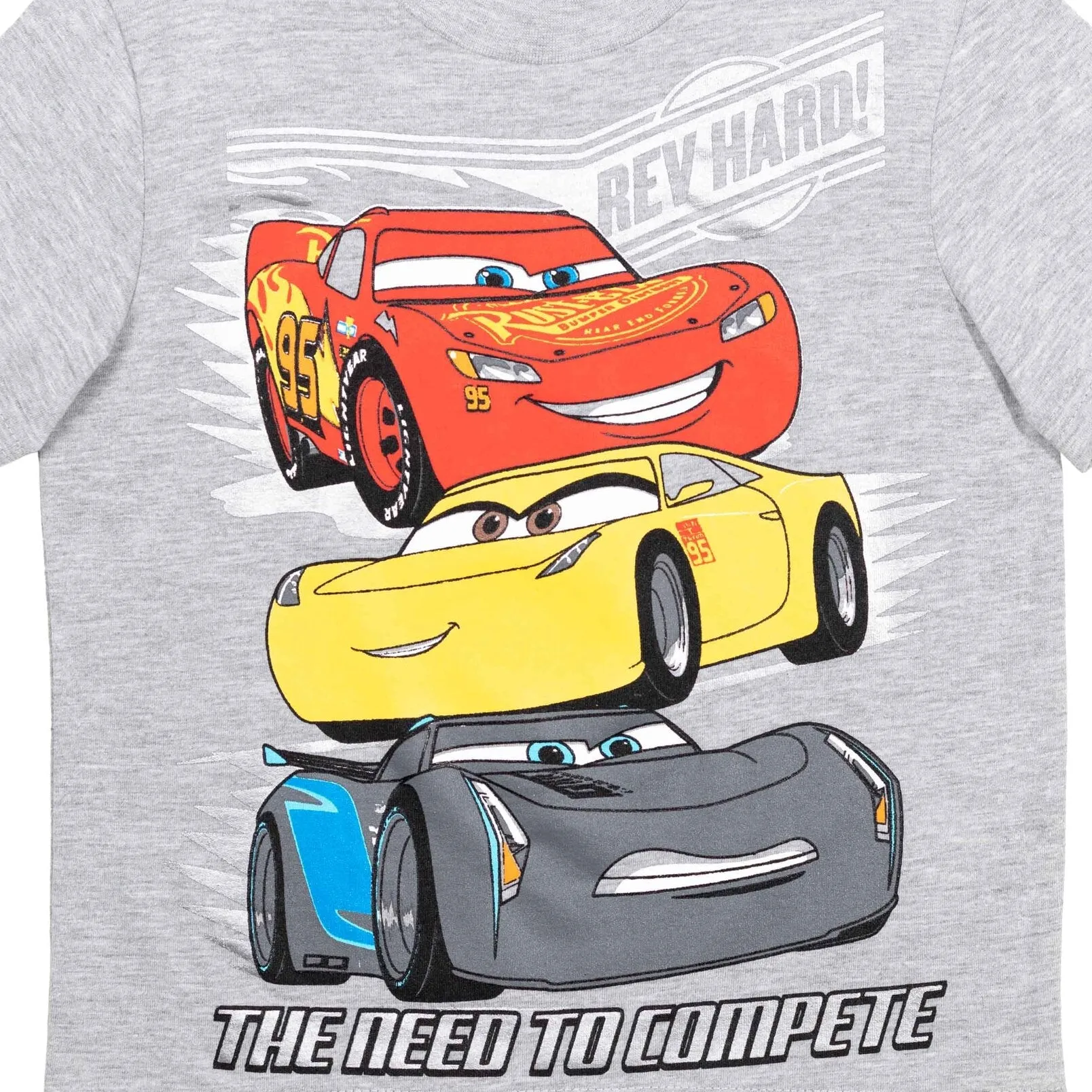 Disney Cars Lightning McQueen T-Shirt and Mesh Shorts Outfit Set