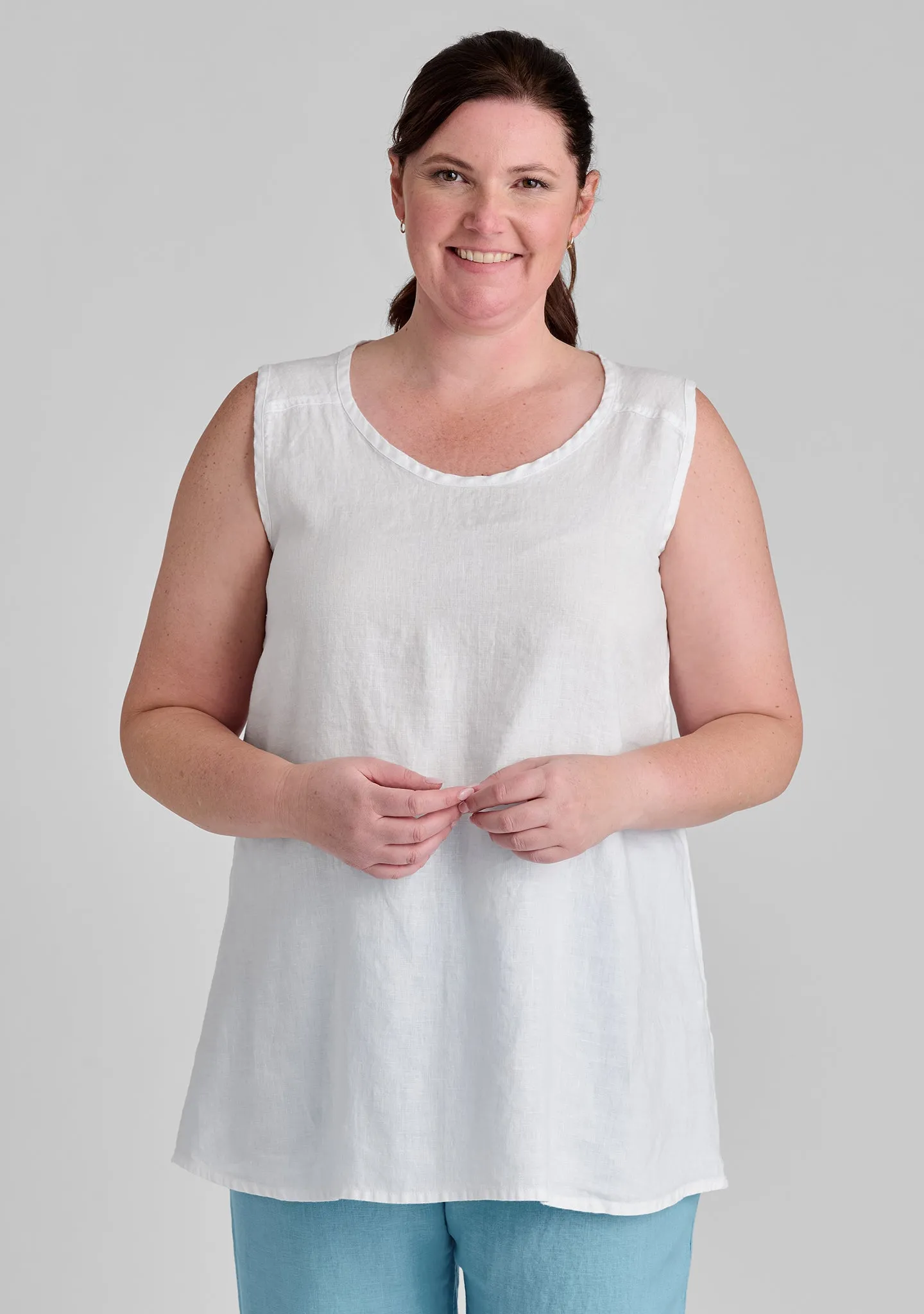 Dreamy Tank - Linen Tank Top