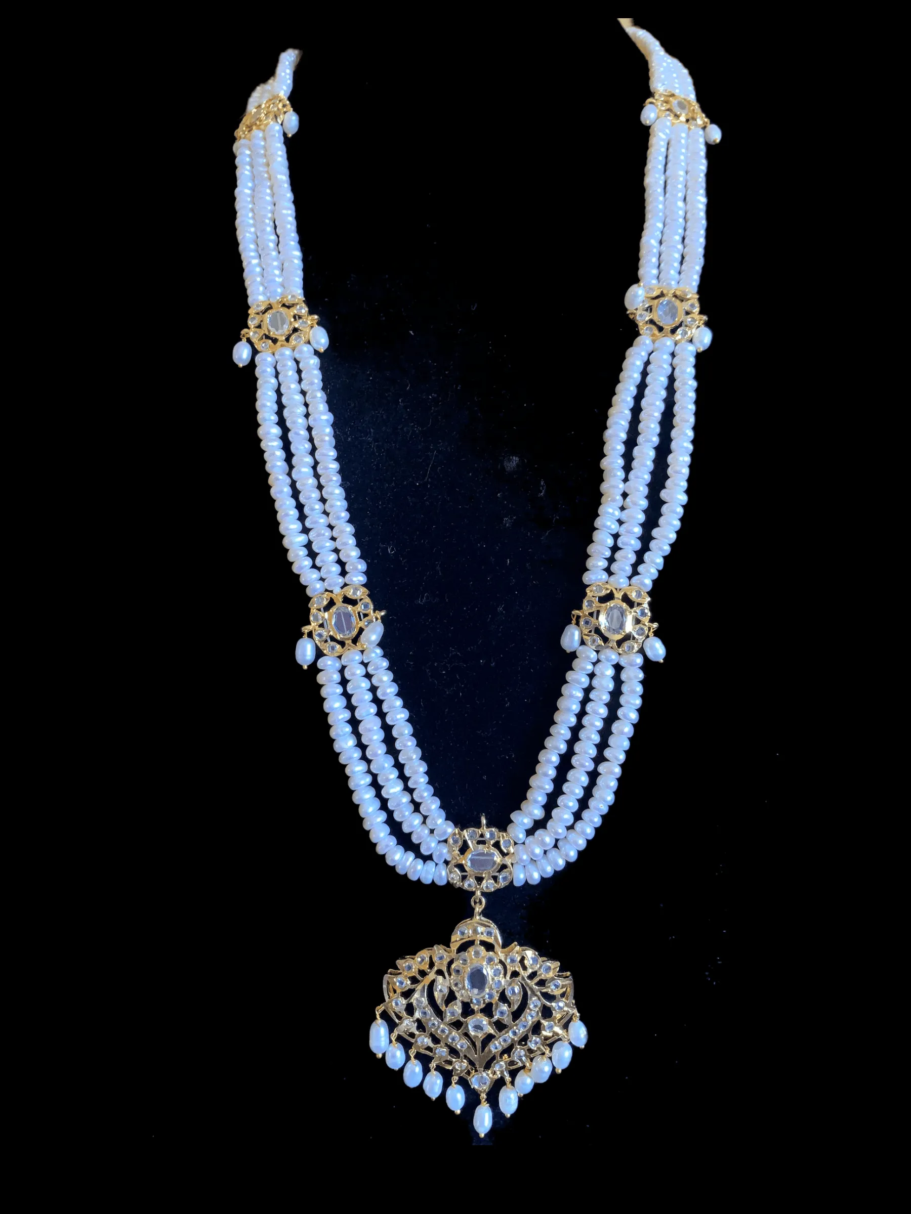 Ekta fresh water pearl Rani haar ( SHIPS IN 4 WEEKS)