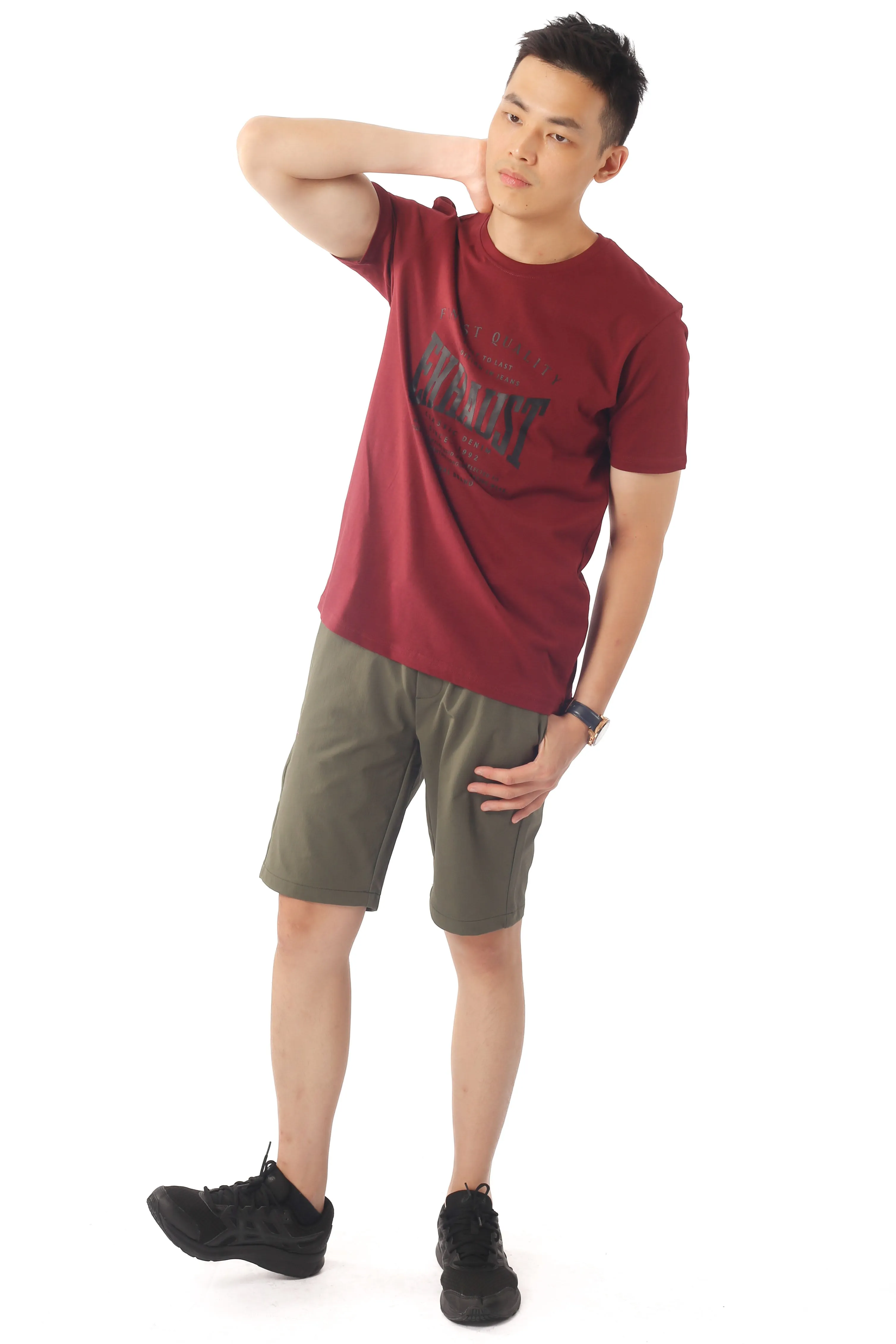 EXHAUST JOGGER SHORT PANTS [STRAIGHT CUT] 1723