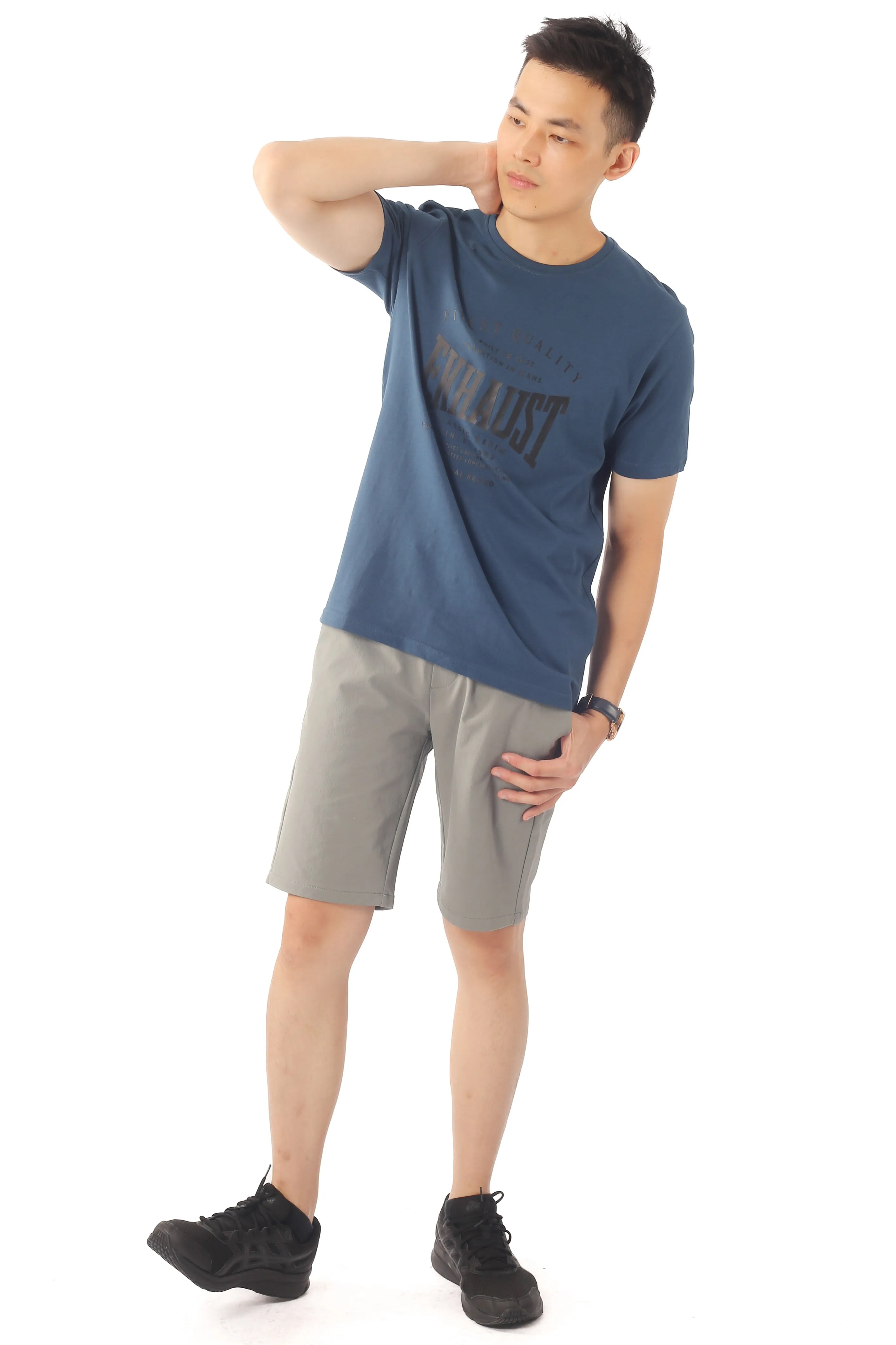 EXHAUST JOGGER SHORT PANTS [STRAIGHT CUT] 1723