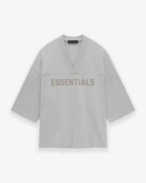 Football Tee Light Heather Grey