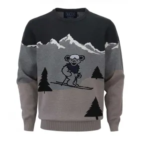 Grateful Dead | Classic Sweater | Ski Bear in Greys