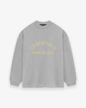 Heavy Jersey Longsleeve T-Shirt Light Heather Grey