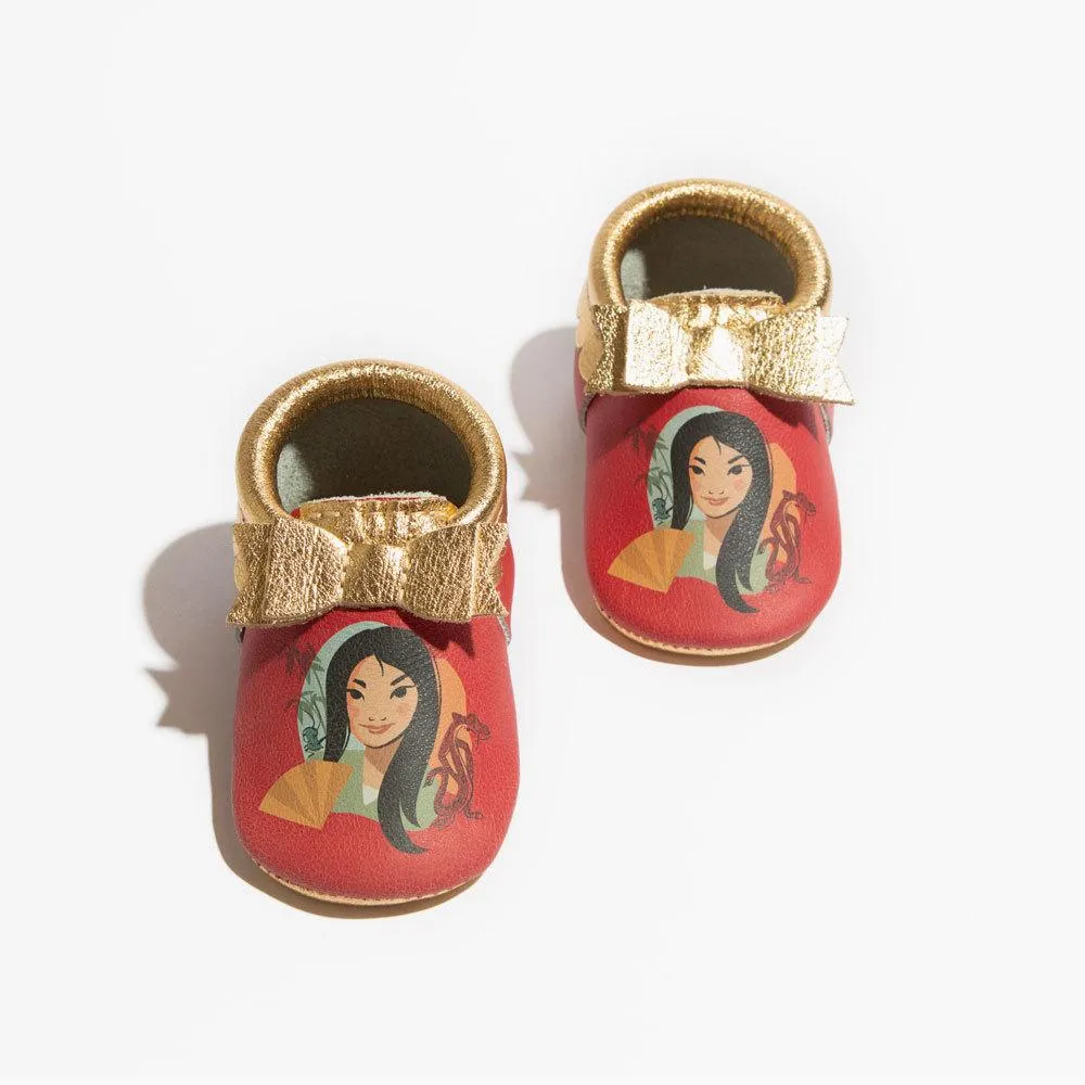 Hua Mulan Bow Baby Shoe