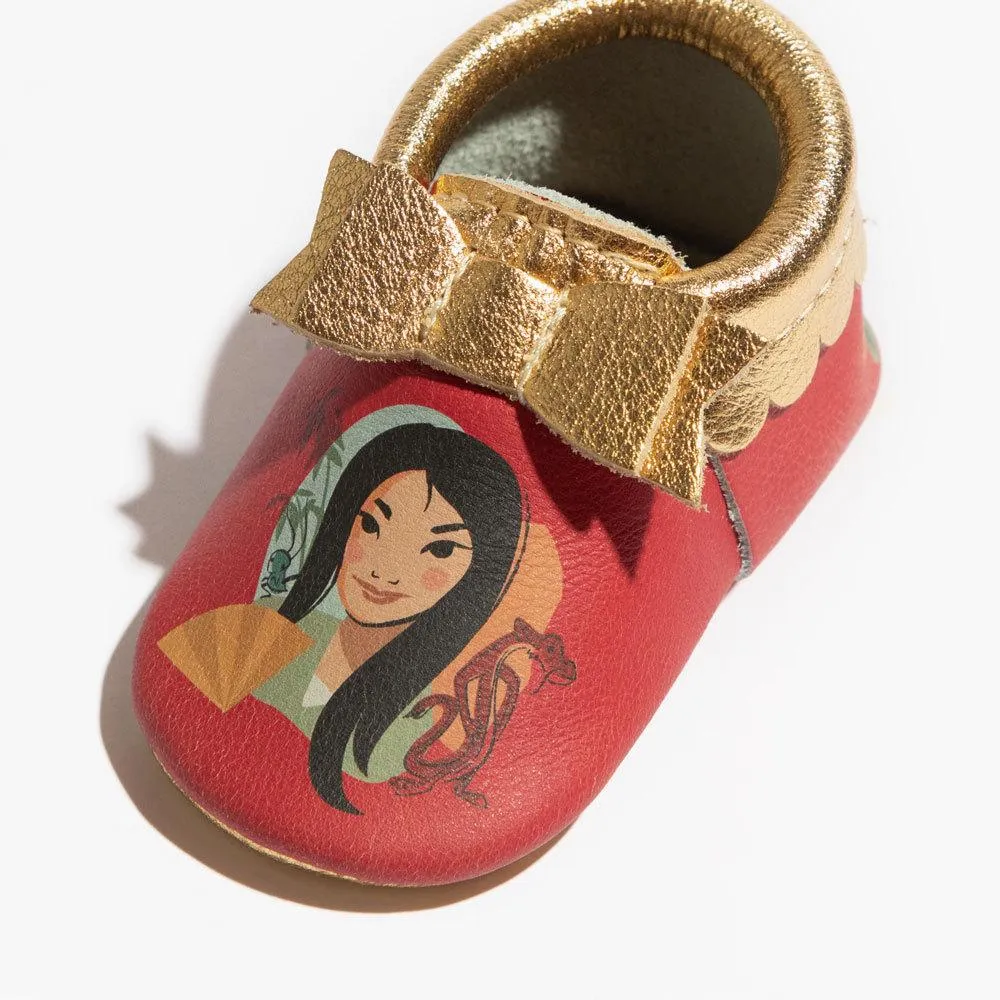 Hua Mulan Bow Baby Shoe