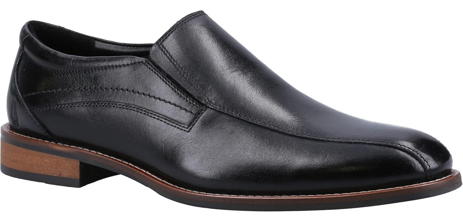 Hush Puppies Donovan Mens Leather Slip On Shoe