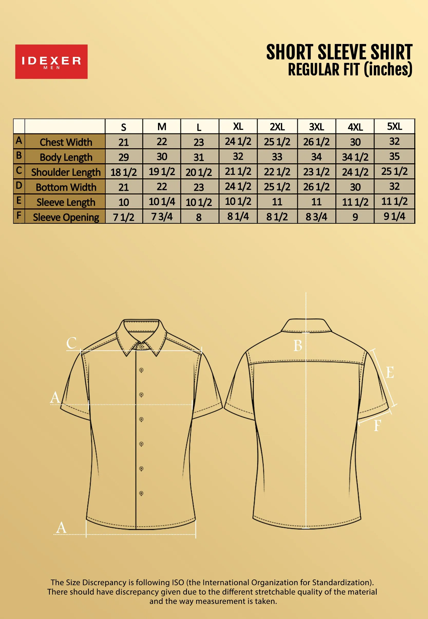 IDEXER SHORT SLEEVE SHIRT [REGULAR FIT] ID0264