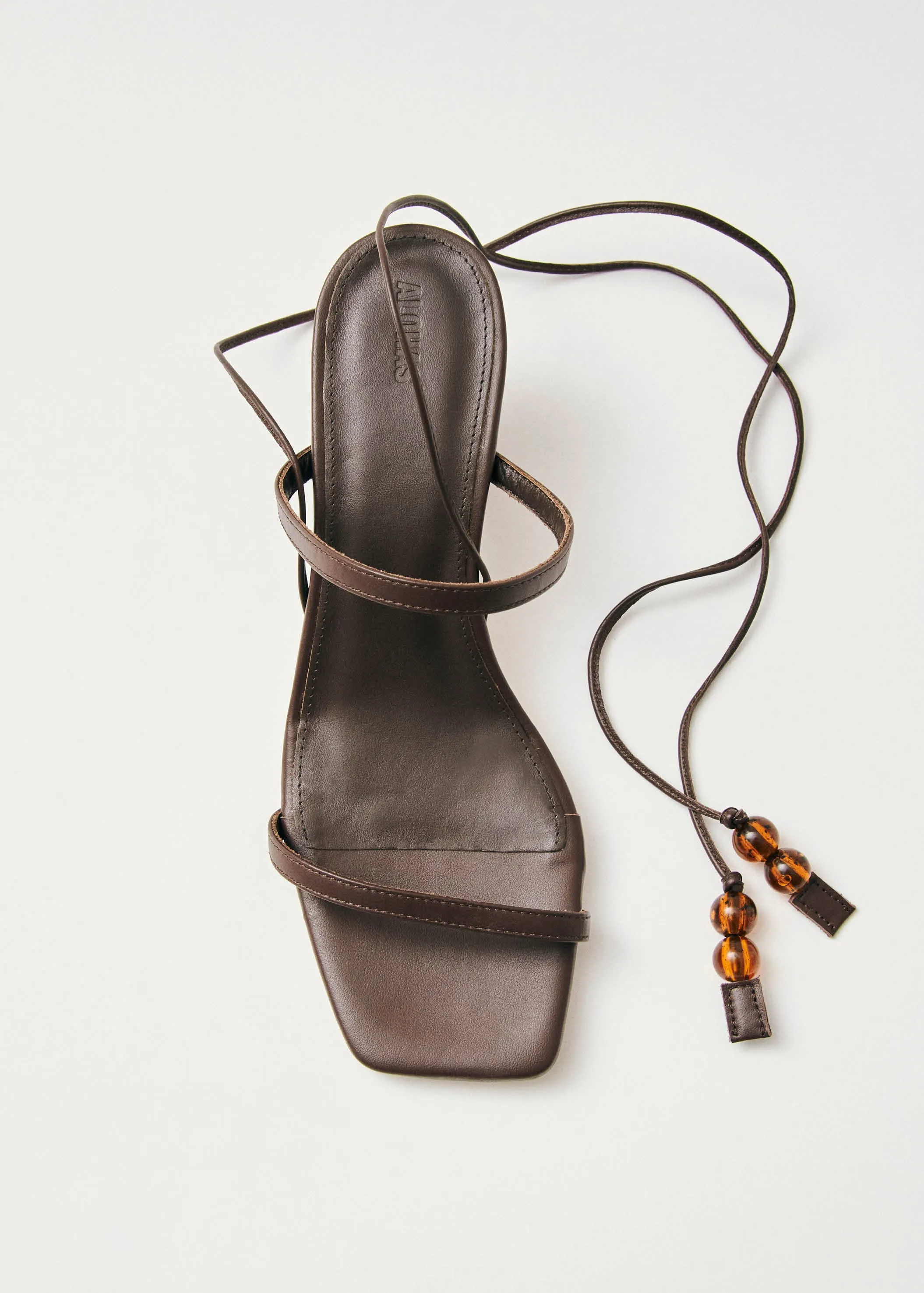 Imani Brown Leather Sandals