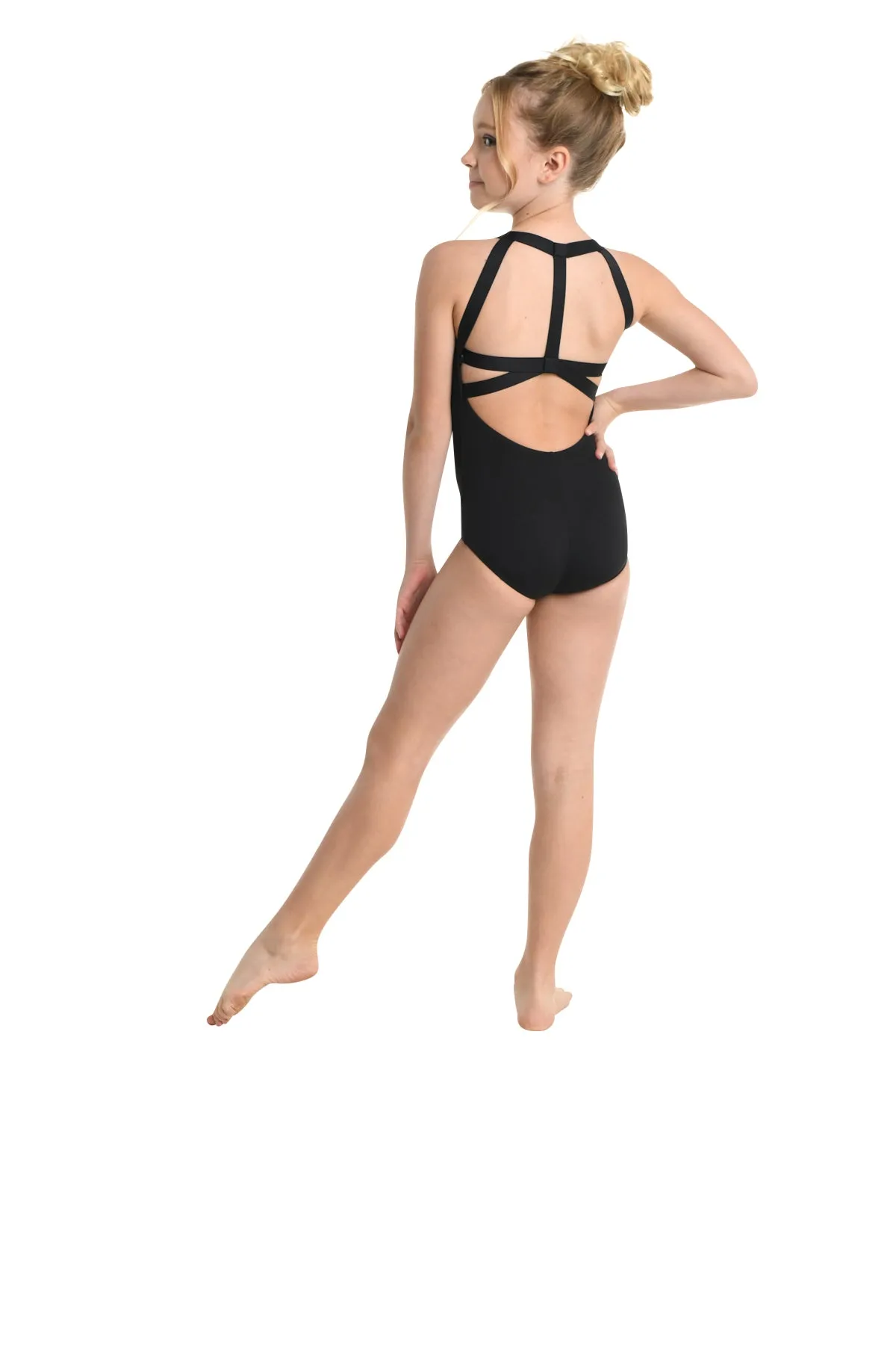 Kids Sasha Harness Back Leotard