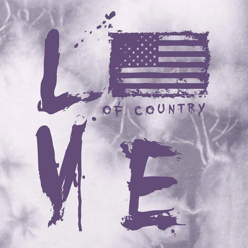 Love Of Country Hoodie  - Purple Haze