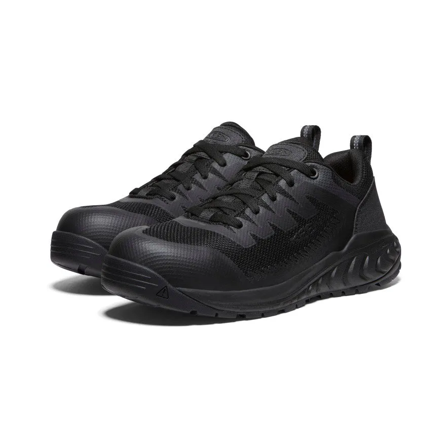 Men's Arvada Work Sneaker (Carbon-Fiber Toe)  |  Black/Black