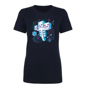 Minecraft Acid Sketch Wither Women's Short Sleeve T-Shirt