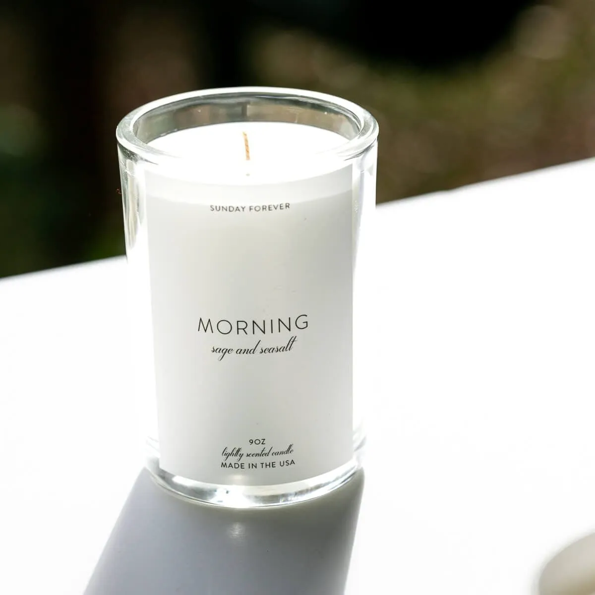 Morning Luxury Candle with Sea Salt and Sage