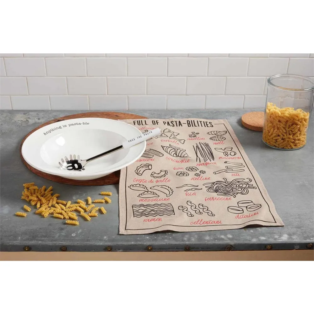 Mud Pie Pasta Bowl & Towel Set