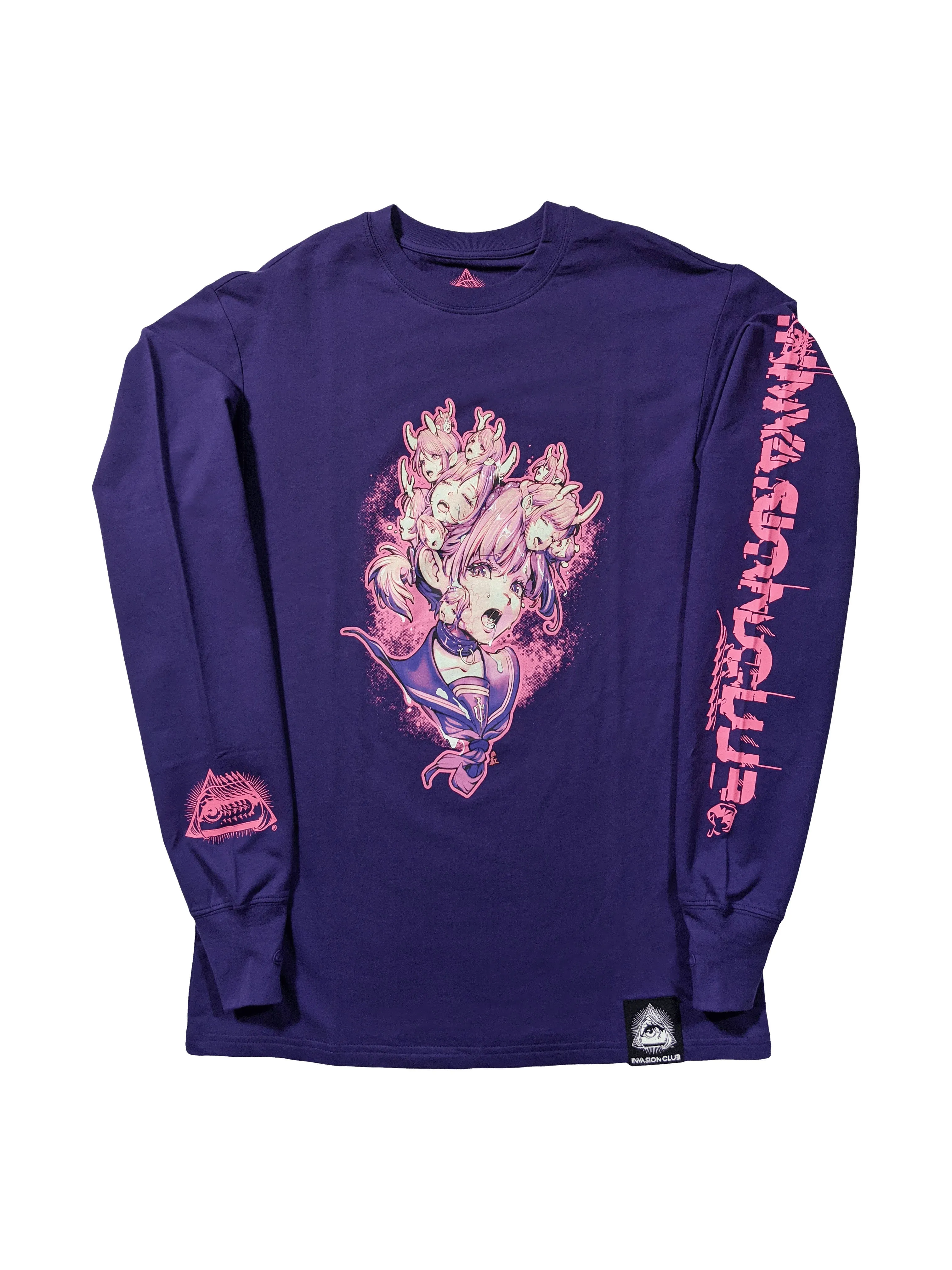 Neoplasm Long Sleeve Tee (Acid Berry)