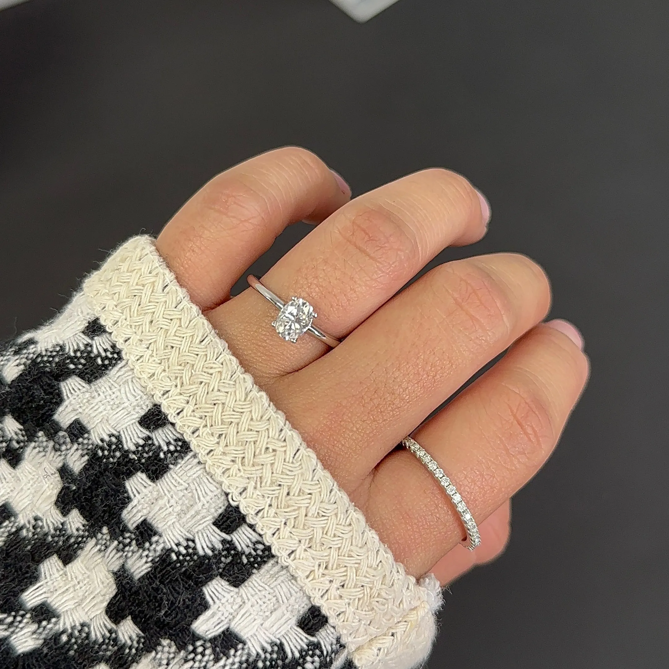 OLIVIA MOISSANITE RING