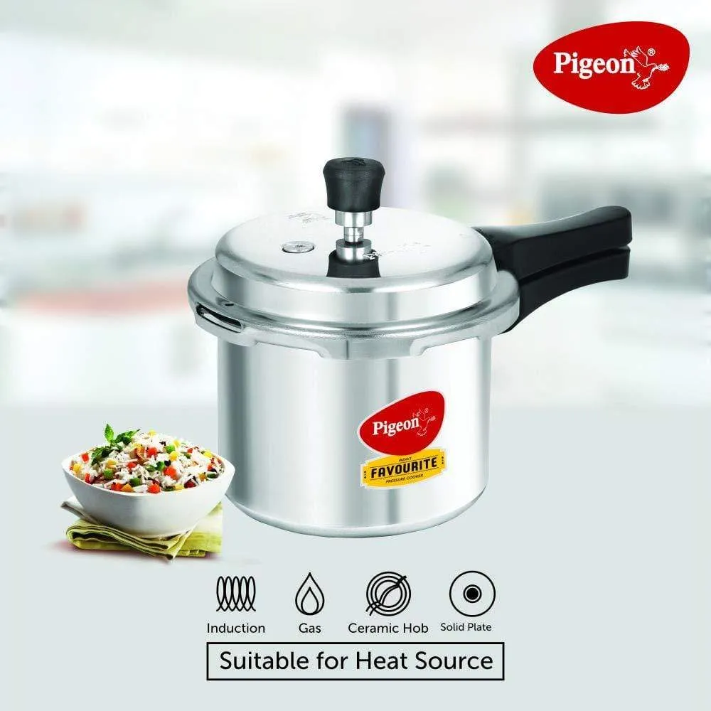 Pigeon 2021 Combo Offers - Acer Plus Induction   Favourite 3 Liters Induction base pressure cooker