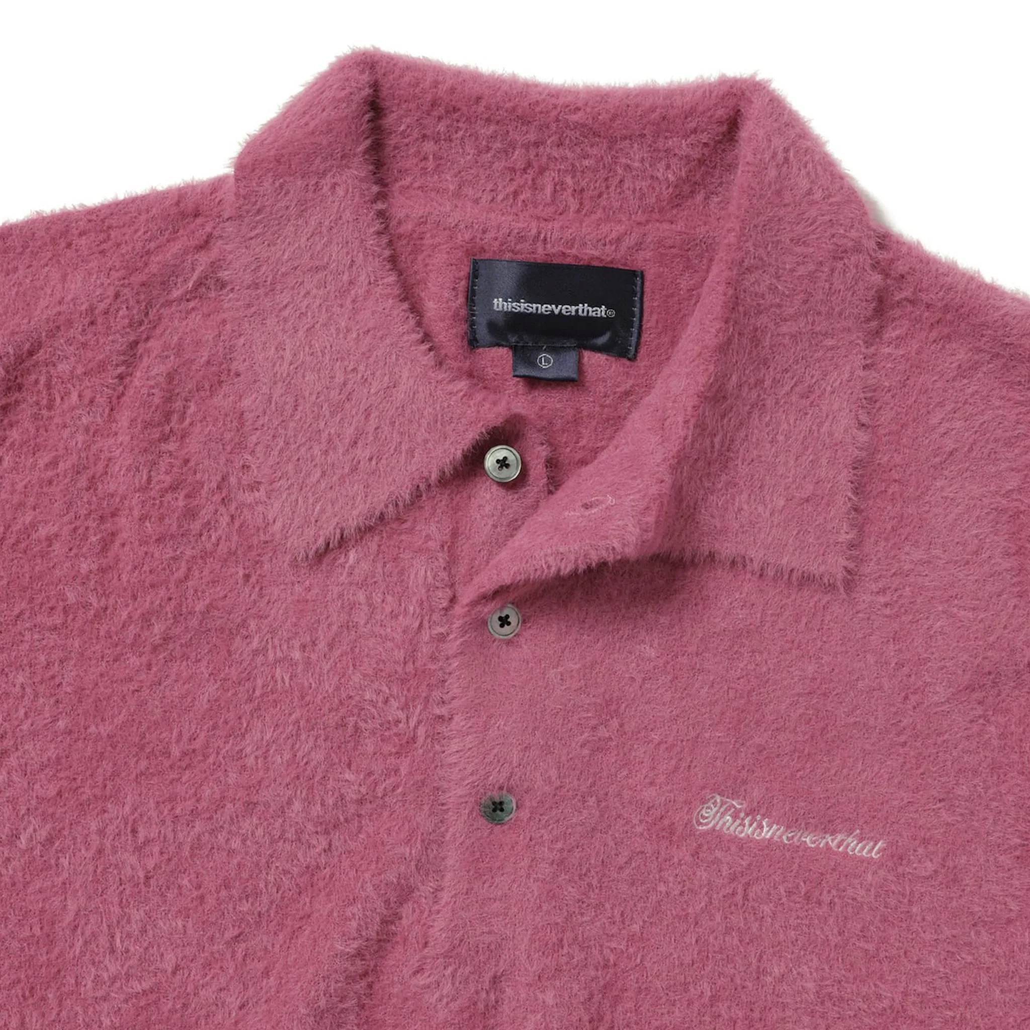 Script Shaggy Knit Polo