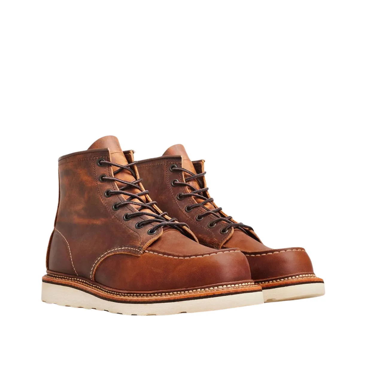 Stivaletti Uomo Red Wing Classic Moc Rame