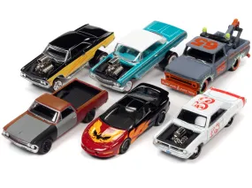 Street Freaks 2021 Set A of 6 Cars Release 4 1/64 Diecast Model Cars by Johnny Lightning