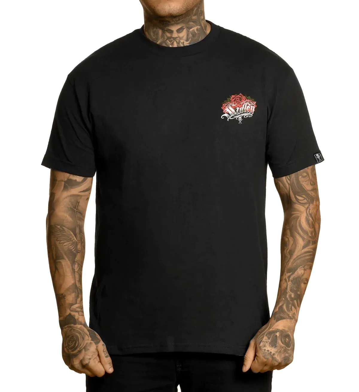 Sullen Rose Angel Tee Black