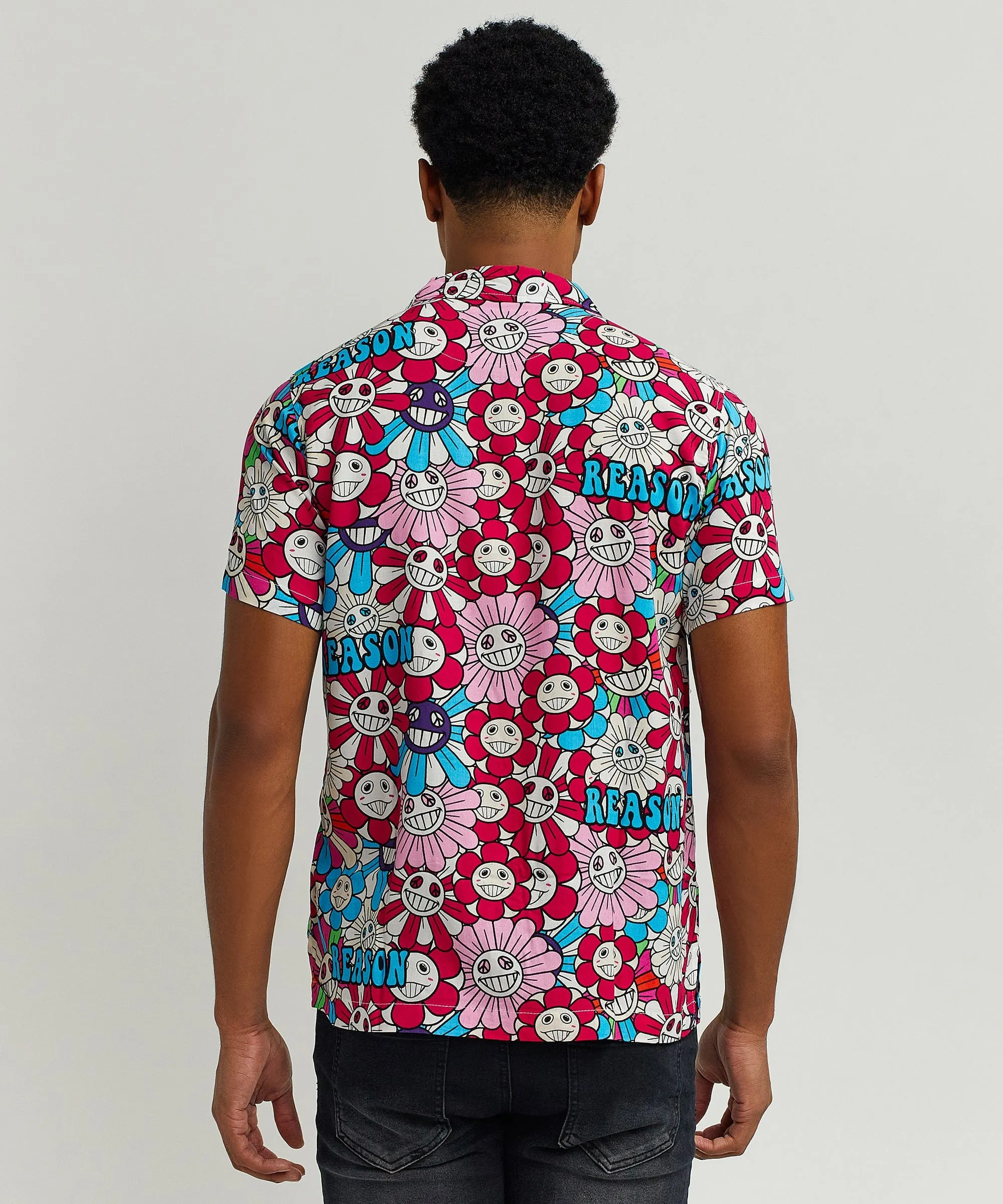 Sunflower Allover Print Short Sleeve Shirt