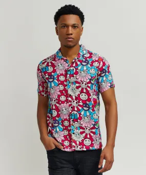 Sunflower Allover Print Short Sleeve Shirt