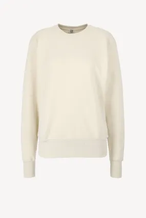 Sweatshirt Crew-Neck in Off-White