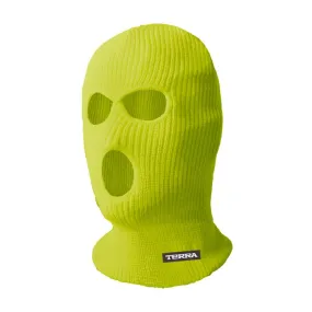 Terra Hi Vis Balaclava 3 Hole - Yellow