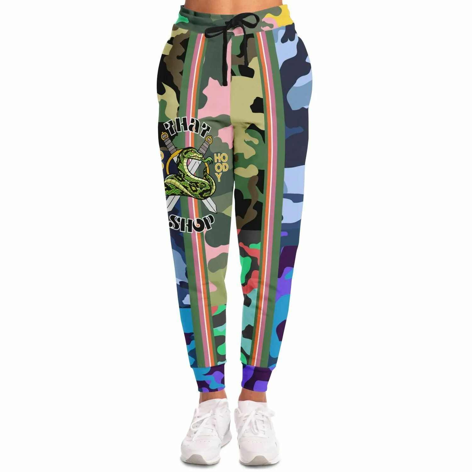 THS Snake Bite Patchwork Camo Fleece Joggers