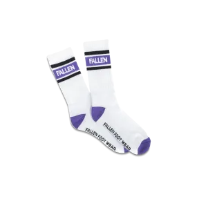 UNI II SOCK WHITE/PURPLE